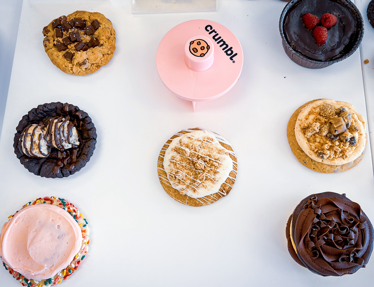 The Kardashian and Jenner cookies at Crumbl.