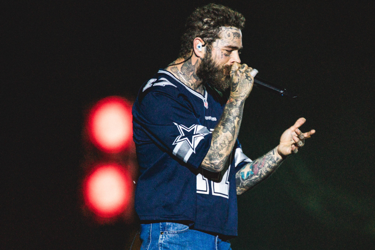 Man performing on stage