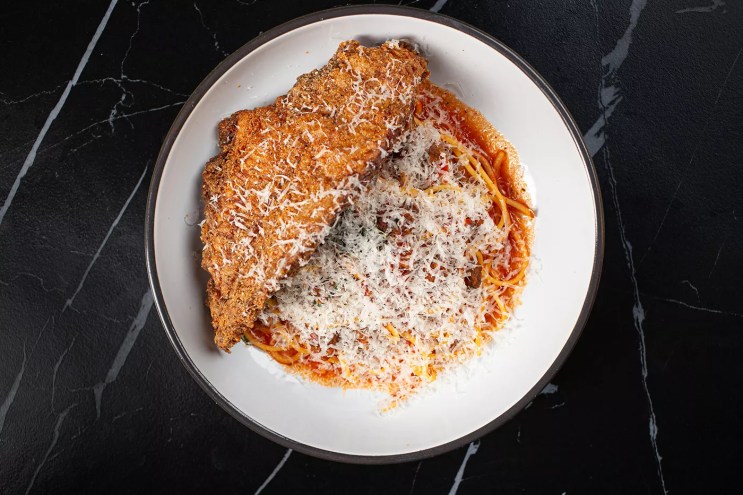 spaghetti and catfish.