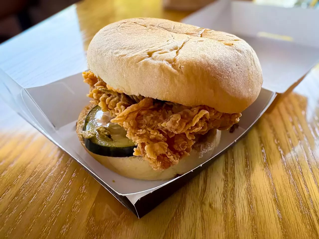 Golden Chick's pimento crunchwich