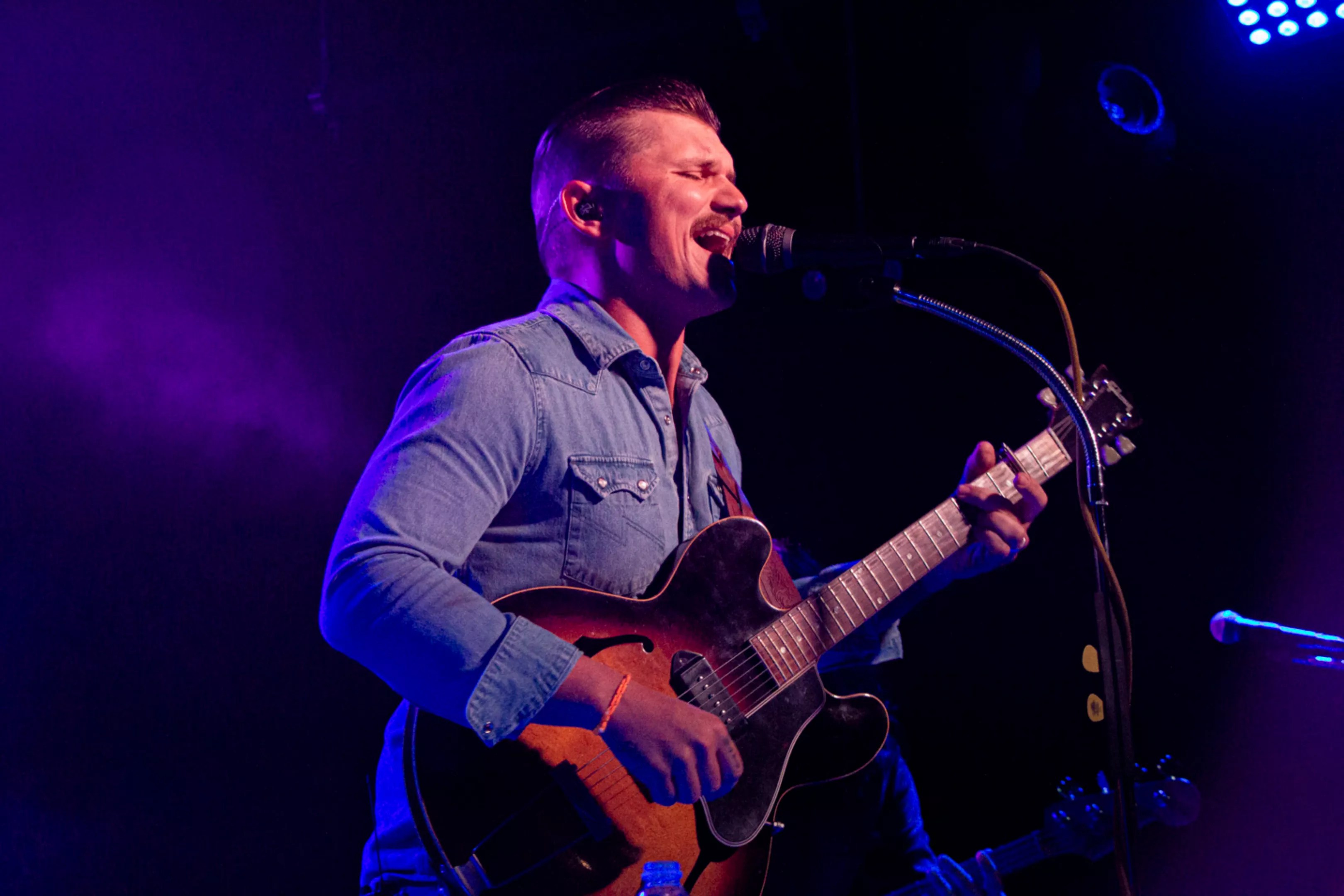 Man performing on stage