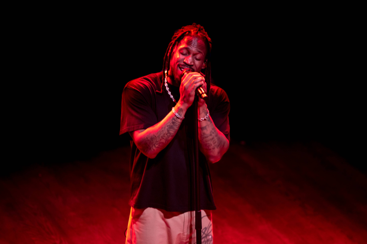 Man performing on stage at House of Blues.