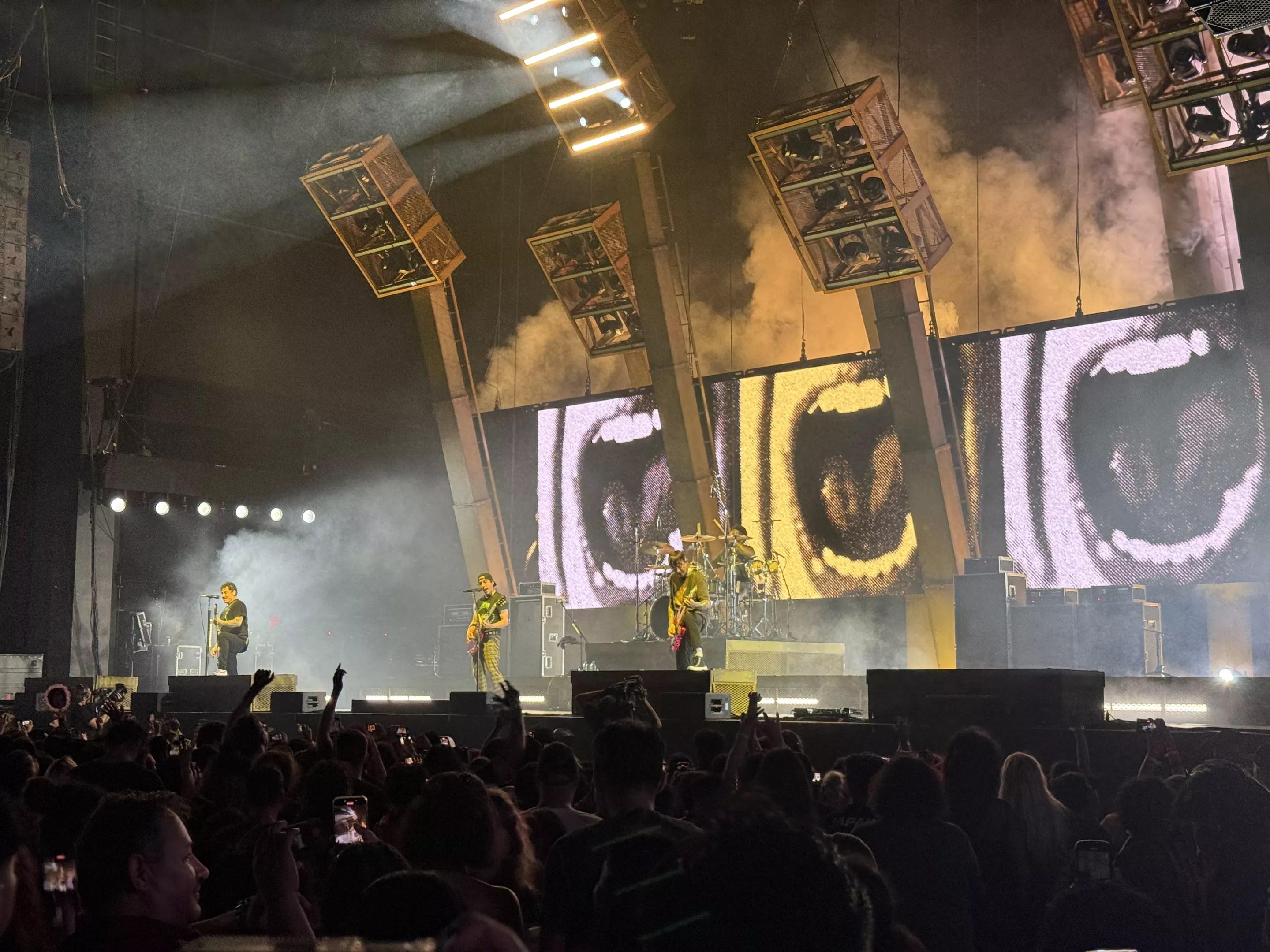 Band performing on stage