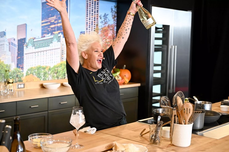 Anne Burrell on the Food Network