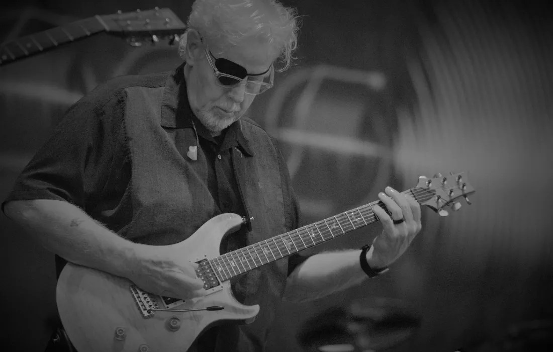 Man playing a guitar