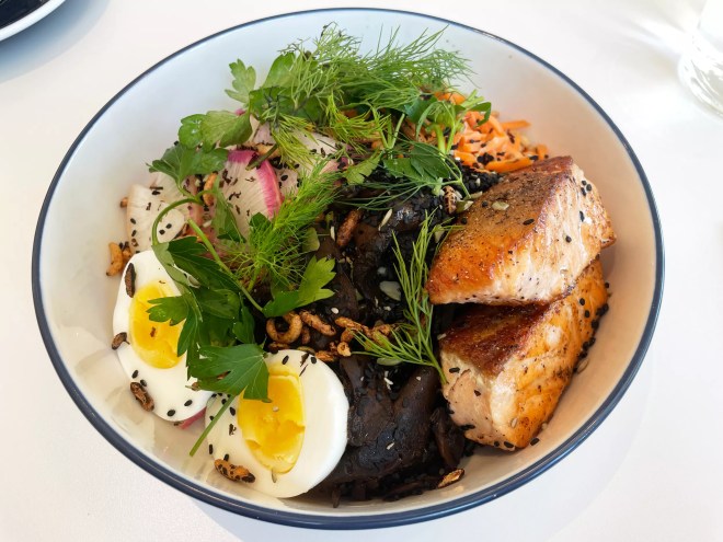 Soba noodle bowl at Two Hands