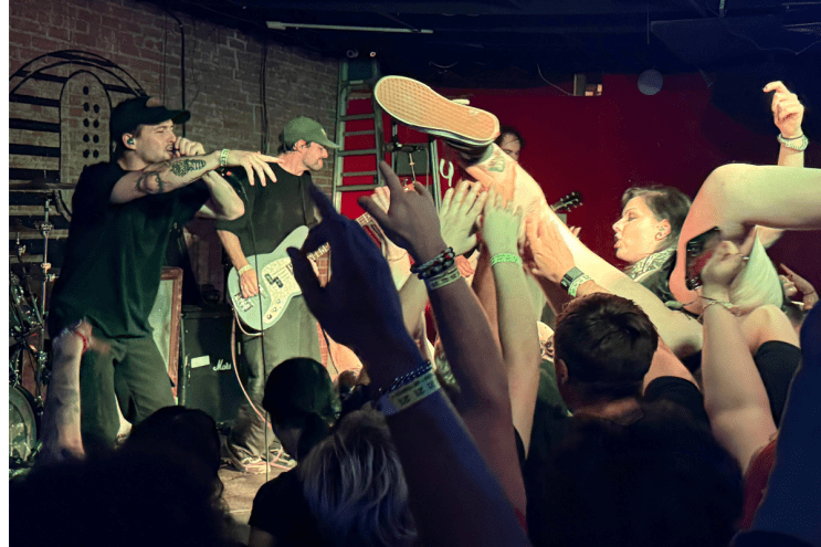 Man performing on stage