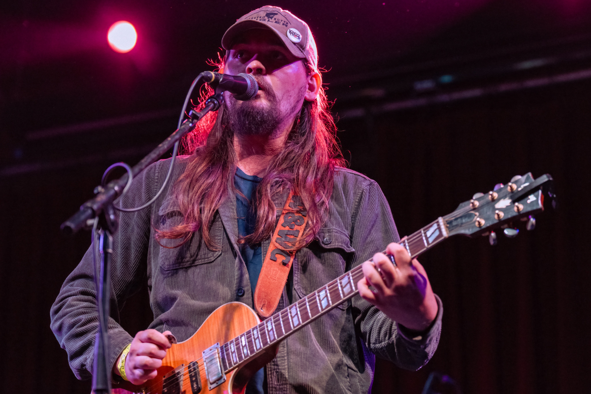 Man performing on stage