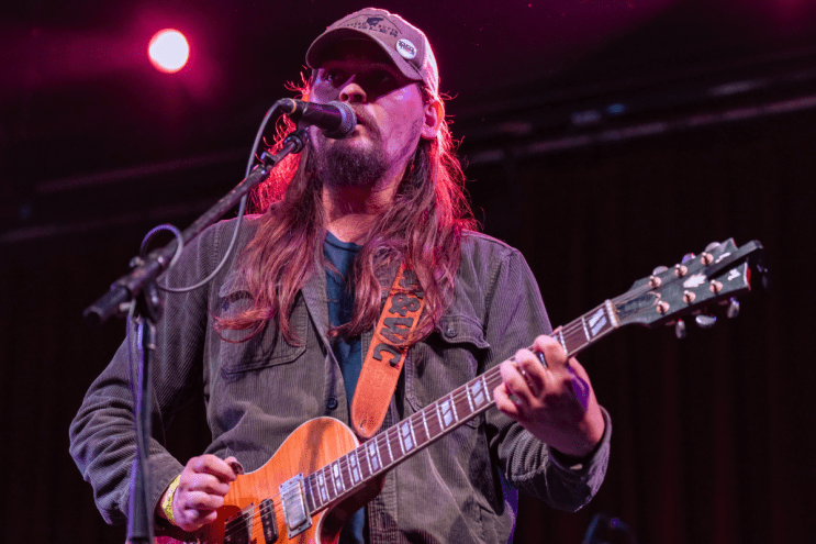 Man performing on stage