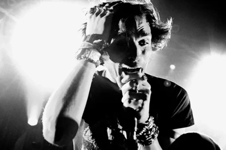 Man singing on stage