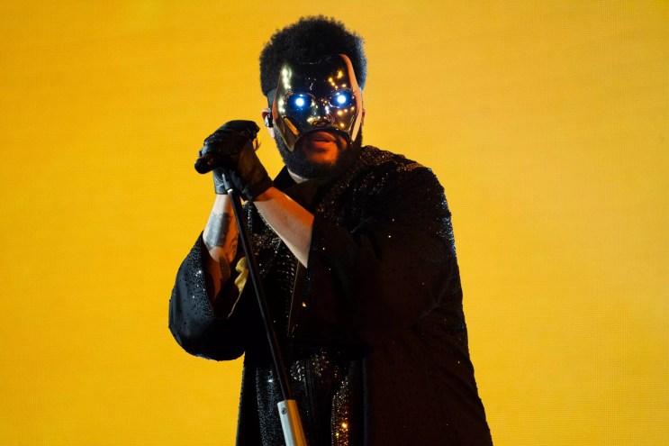 Man performing on stage