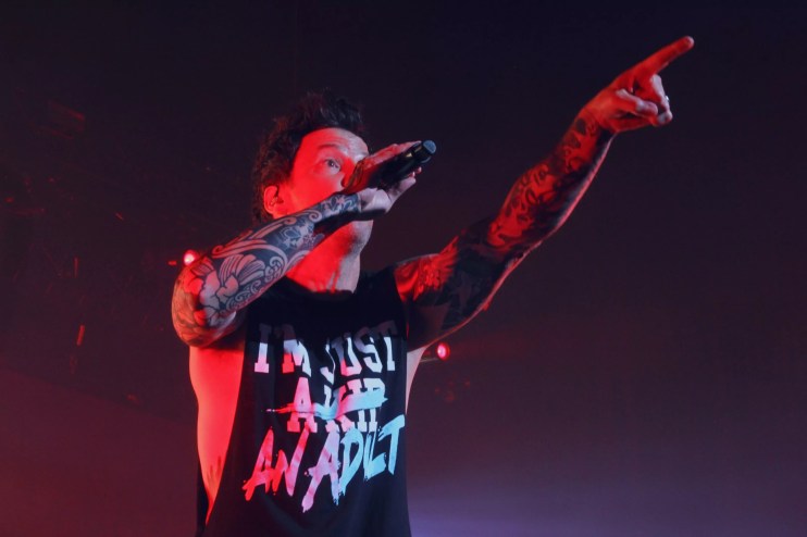 Man performing on stage